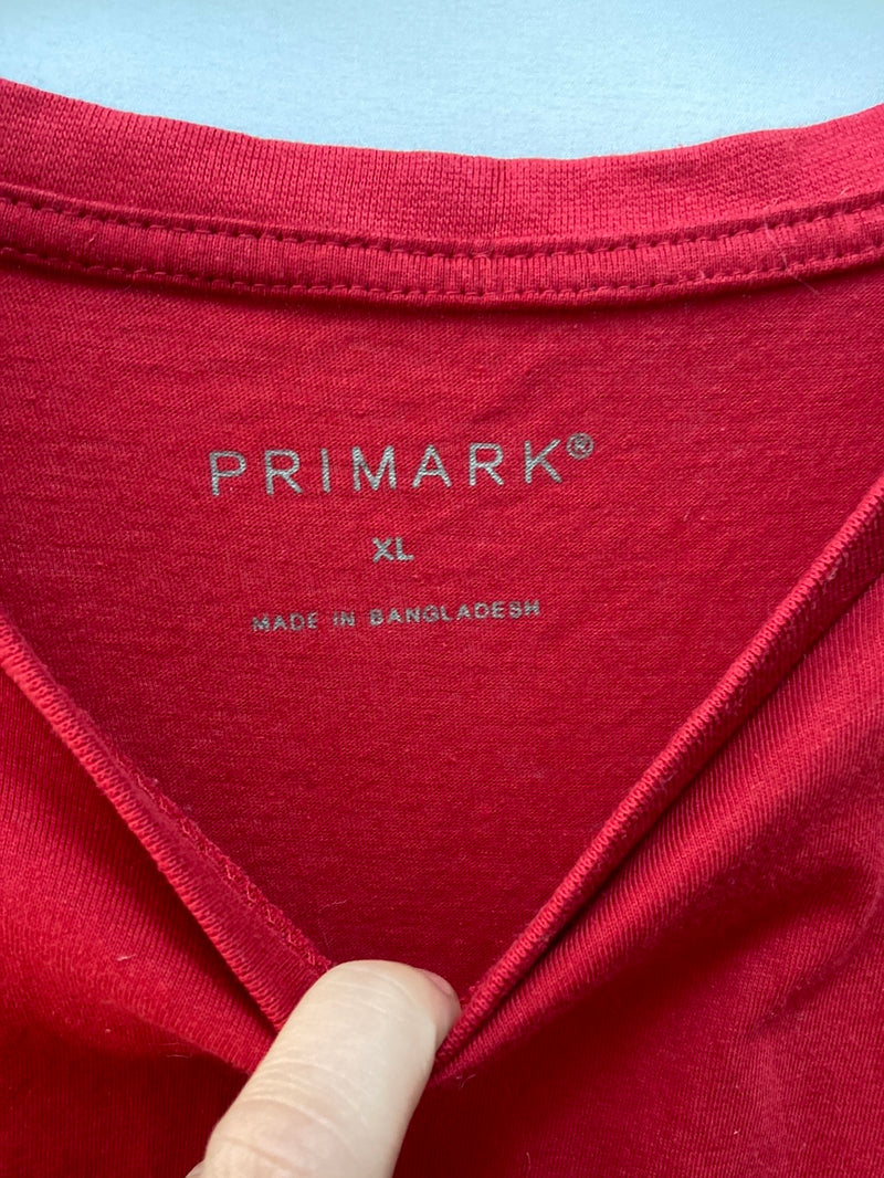PRIMARK.Camiseta roja – Hibuy