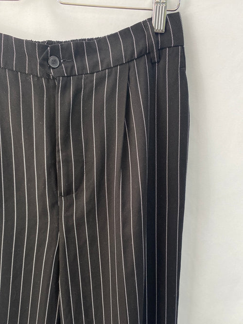 ZARA. Pantalón negro rayas T.s – Hibuy market