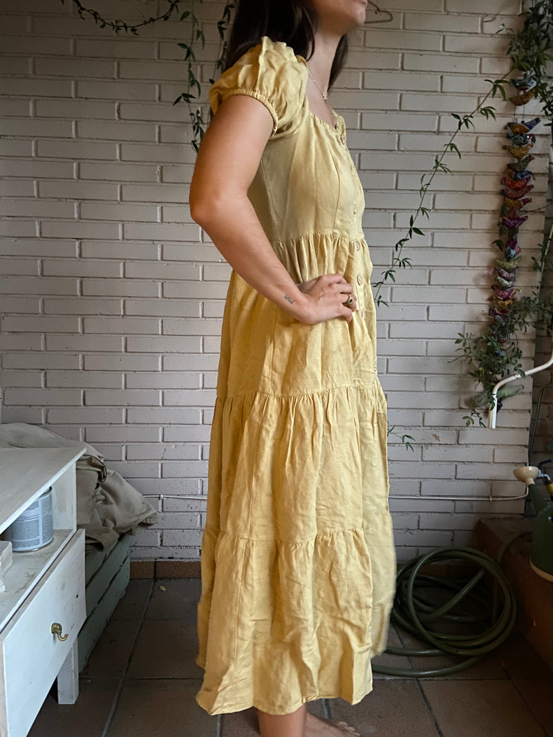 Vestido amarillo pastel  – Hibuy market