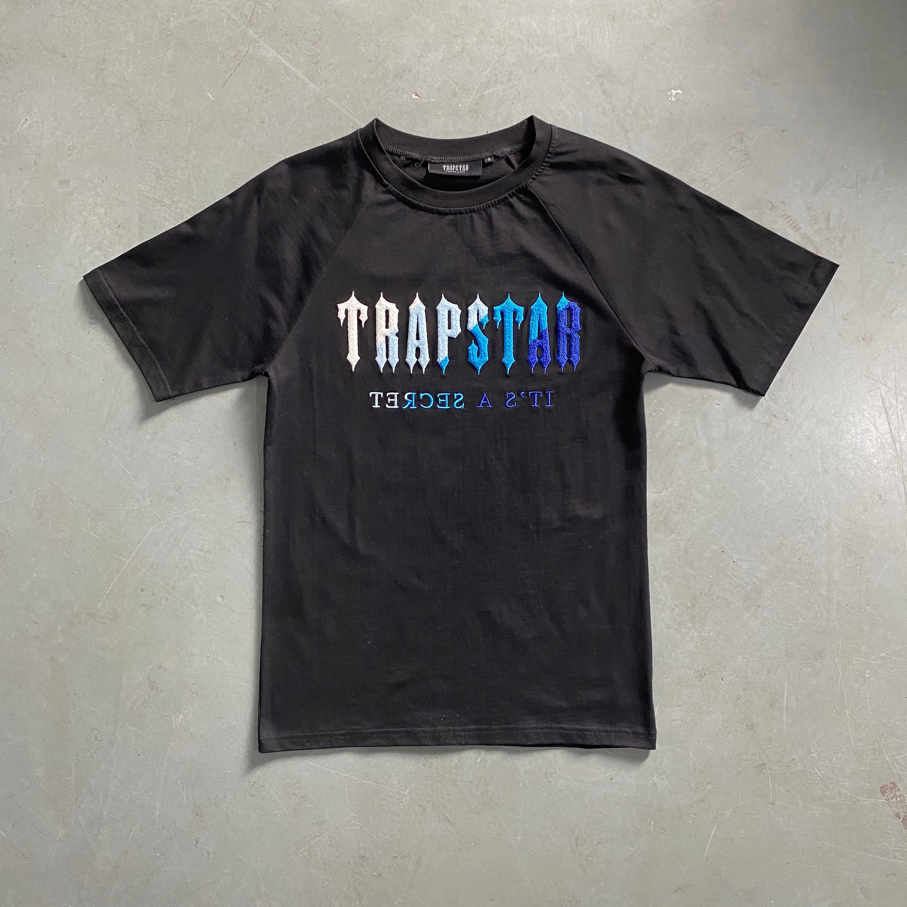 Trapstar トラップスター Tシャツ セットアップ Black Blue-