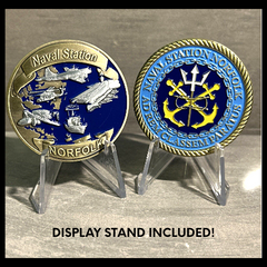 naval station norfolk collectible coin