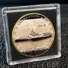 USS ESSEX CV-9 Aircraft Carrier US Navy Coin