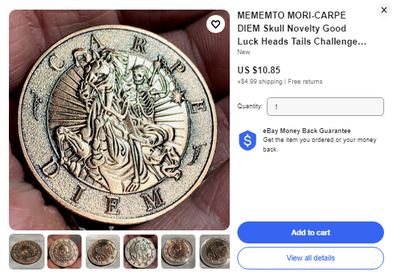Top 10 Skull Coins for sale on eBay