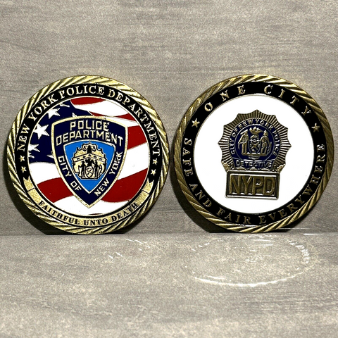 NYPD NY City POLICE DETECTIVE 1.75" Collectible Challenge Coin NEW! on OSM brands ebay store