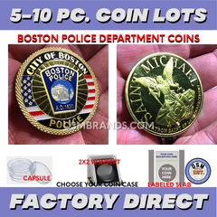 Boston Police Coins for Sale-OSM Brands Rhode Island USA