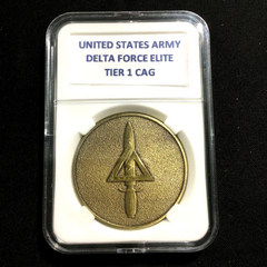 UNITED STATES ARMY DELTA FORCE ELITE TIER 1 CAG Bronze Tn Challenge Coin OSM Brands-eBay Store