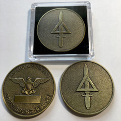 UNITED STATES ARMY DELTA FORCE ELITE TIER 1 CAG Bronze Tn Challenge Coin-OSM Brands-eBay Store