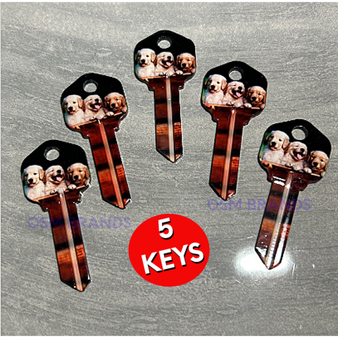 PUPPY KEY BLANKS for sale on eBay-5 Pack-SAVE$$