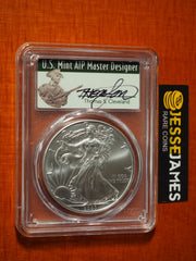 2020 (P) SILVER EAGLE PCGS MS70 CLEVELAND STRUCK AT PHILADELPHIA FIRST STRIKE