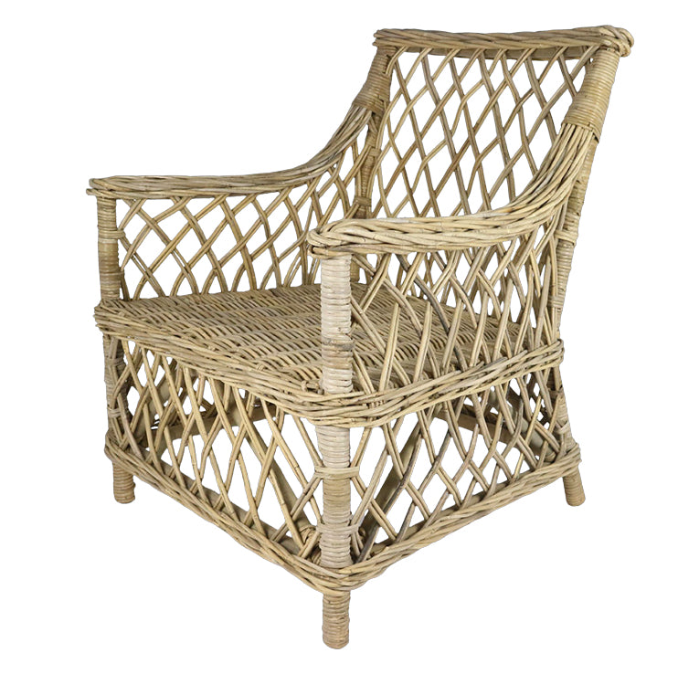 open weave dining chair