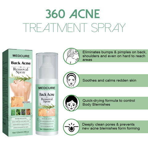 MEDCure BackAcne Removal Spray 