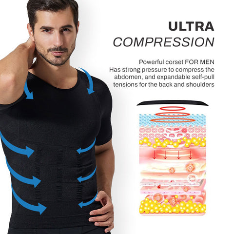 SlimBody Gynecomastia Compression Top 