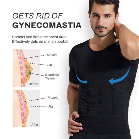 SlimBody Gynecomastia Compression Top
