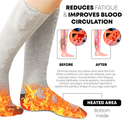 WarmPlus Electric VeinCare HeatingSocks
