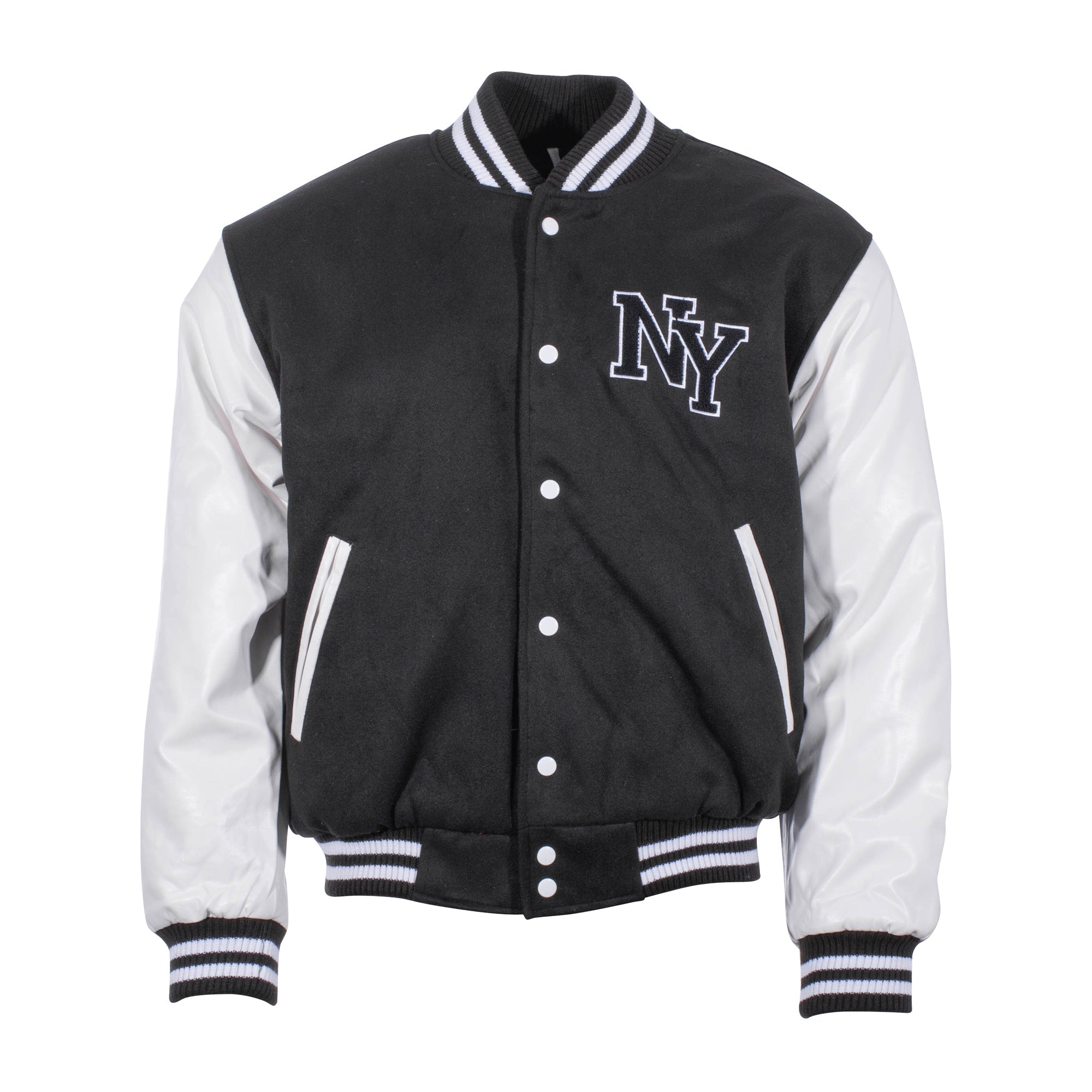 Veste de baseball NY Patch  blanc - S