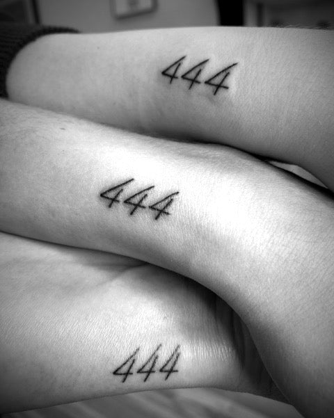 444 Matching Tattoos
