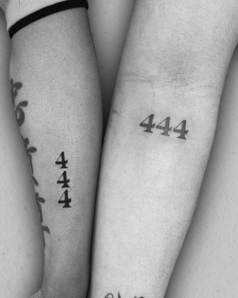 444 Tattoo Couple