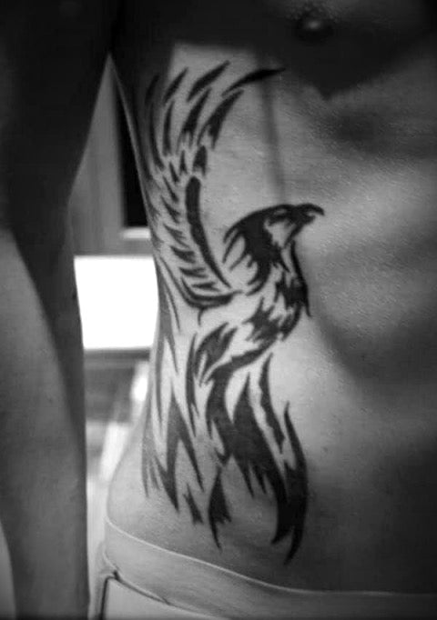 Bird Rib Tattoo