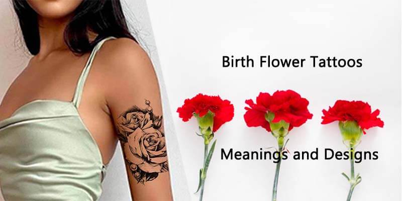 Birth Month Flowers  Bouquet  Aster flower tattoos Daisy flower tattoos  Lily flower tattoos