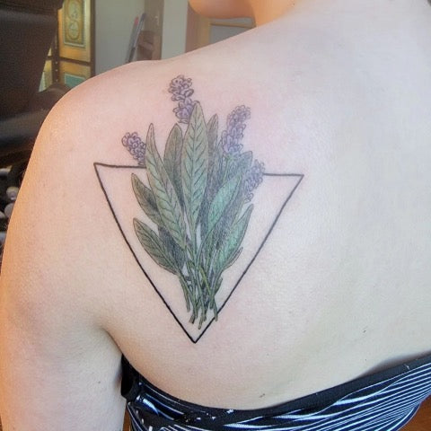 Bundle of Lavenders Tattoo