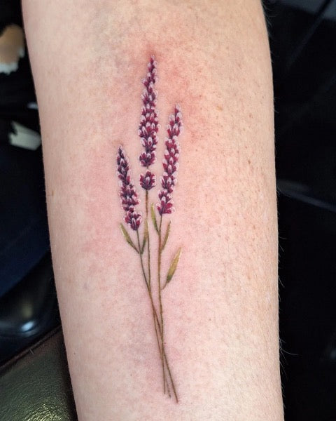 Bundle of Lavenders Tattoo