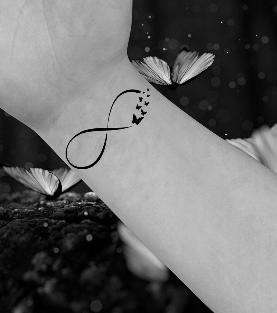 Butterfly Infinity Tattoo