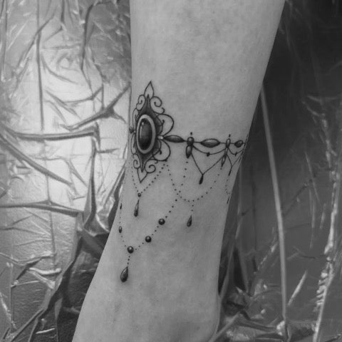 Rudra Tattooz - Customized Ankle Bracelet Tattoo! For any... | Facebook