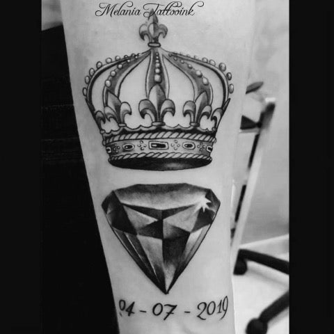 Crown Diamond Tattoo