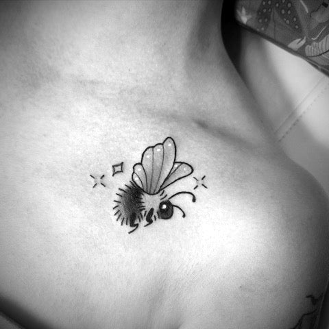 Cute Collar Bone Tattoos