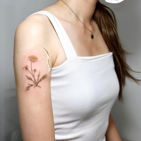 Dandelion Flower Tattoo