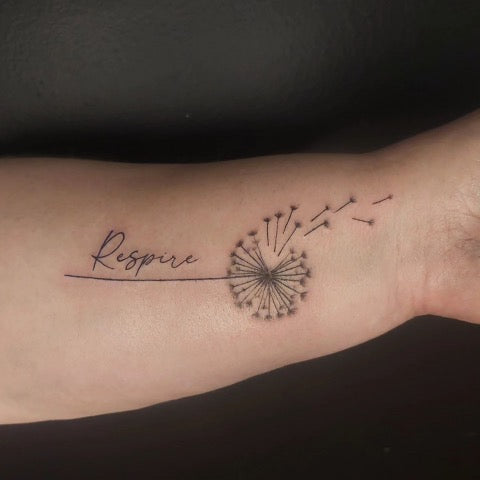 Dandelion Tattoo with Names