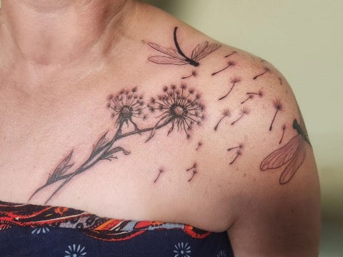 Dandelion and Dragonfly Tattoo Meaning