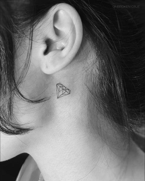 Diamond Neck Tattoo