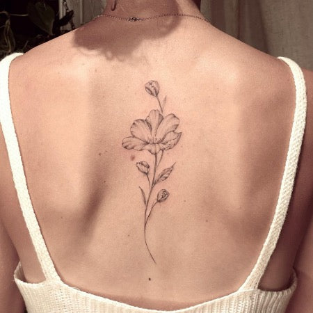 11 Flower Spine Tattoo Ideas That Will Blow Your Mind  alexie