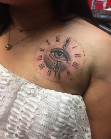 CUTOMISED ROSE CLOCK TATTOO  Sea Of Ink Tattoo Studio  Facebook