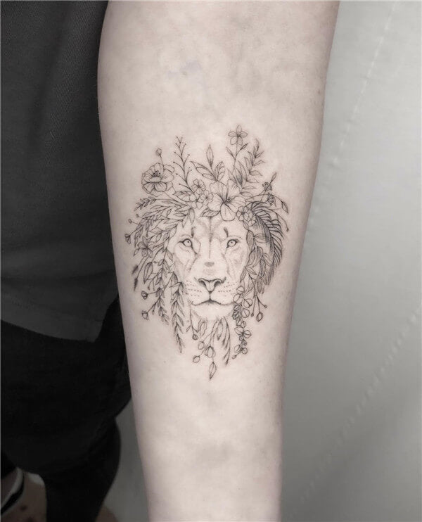 Lion Guarding Lamb Tattoo Digital Art by Aloysius Patrimonio  Fine Art  America