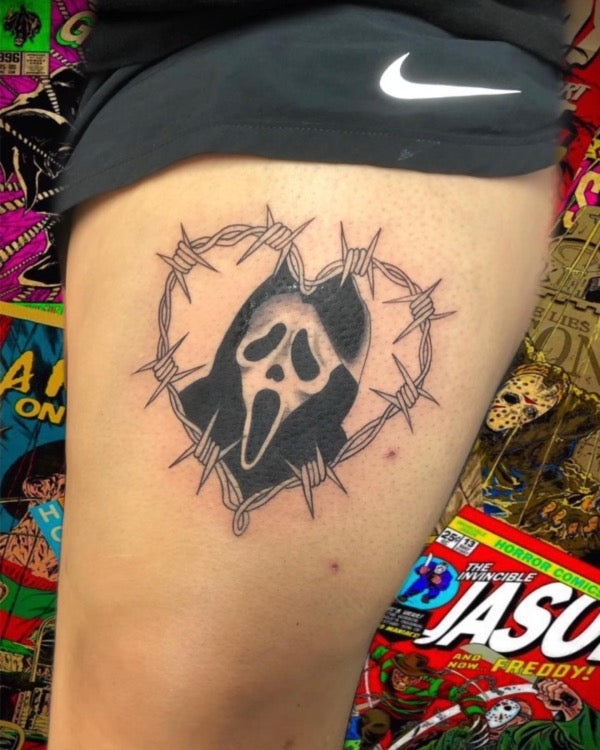 Details more than 68 ghostface tattoo small super hot  ineteachers