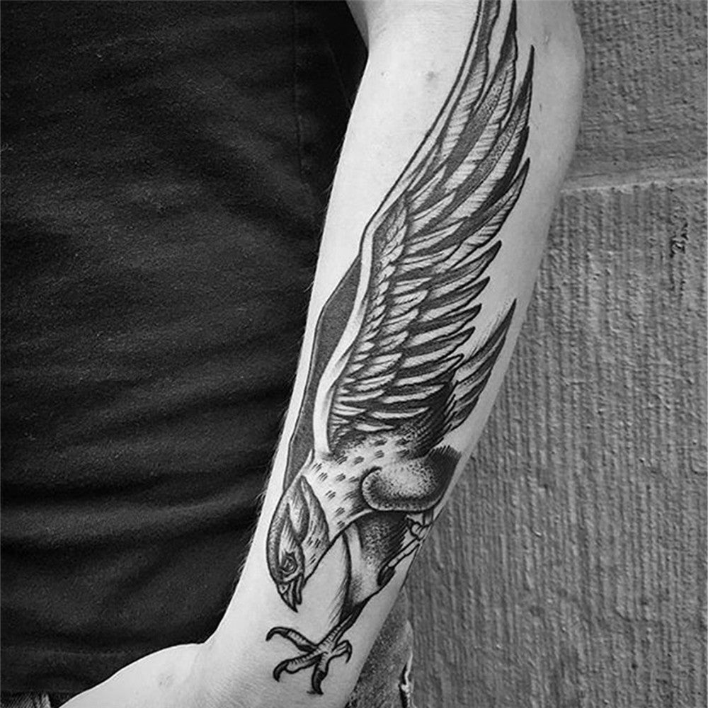 Hawk Temporary Tattoo  NatureTats