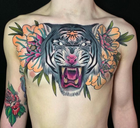 170 Popular Chest Tattoos for Men and Women