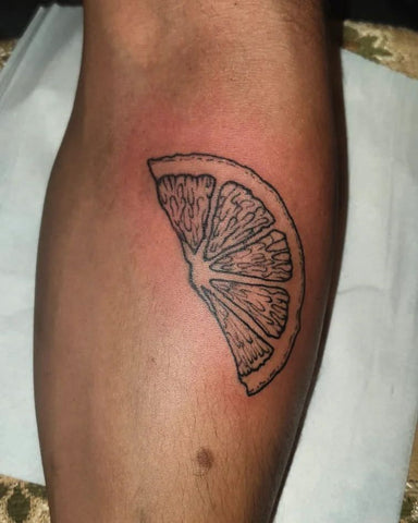 Lemon Slice Tattoo