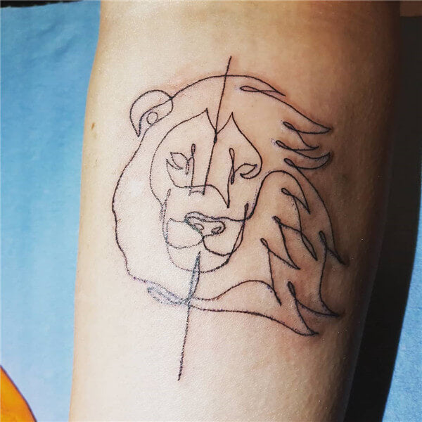 Leo Lion Tattoo