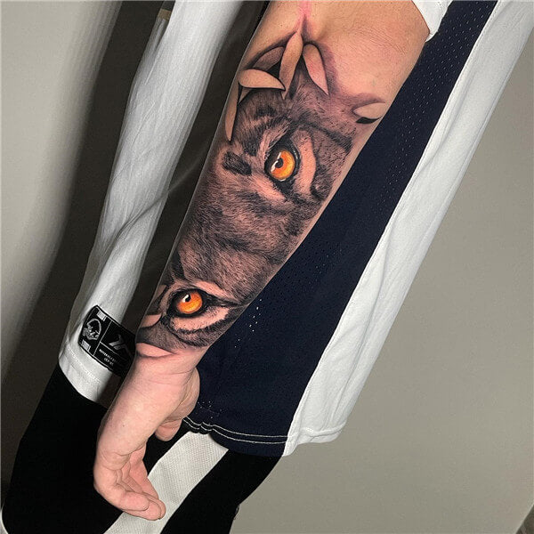 Lion Eyes Tattoo