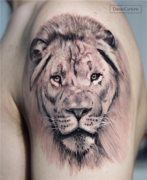 Lion Head Tattoo