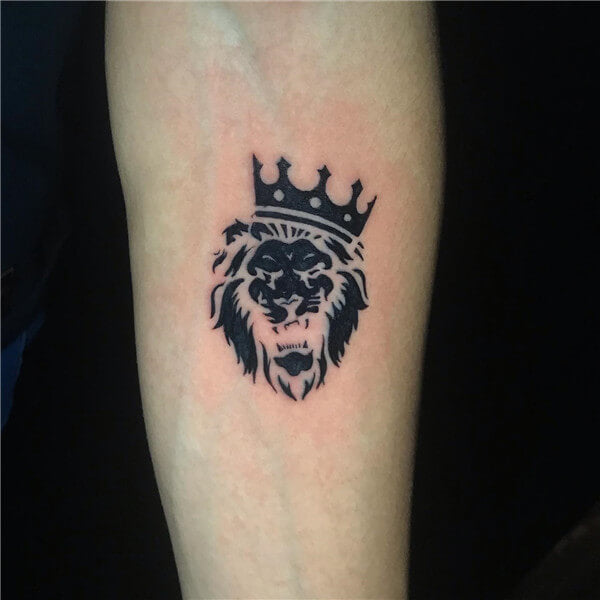 lebron james lion logo tattoo