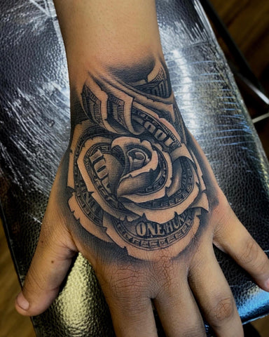 Gangsta Money Rose Tattoo Drawing  islamiyyatcom