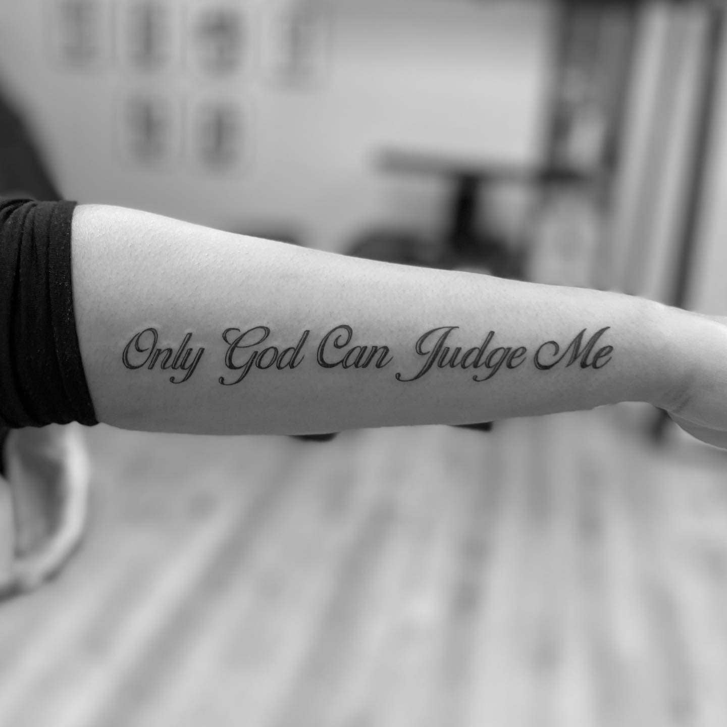 Only God Can Judge Me Tattoo Designs  20 Superb Collections  Design Press