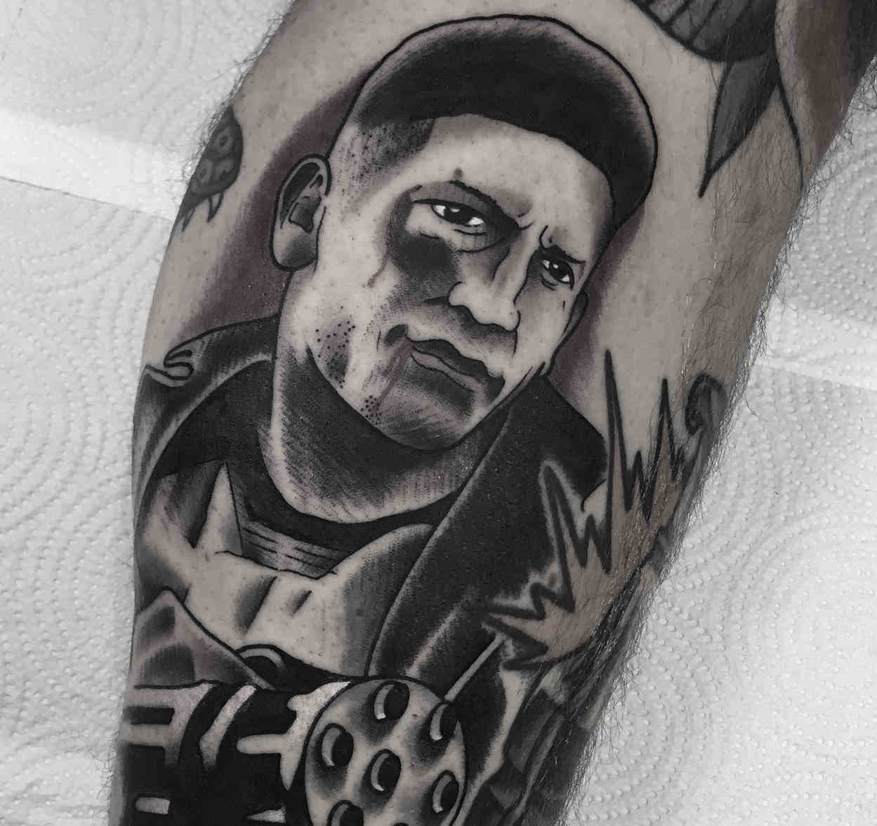 Punisher Skull by Cat Johnson TattooNOW