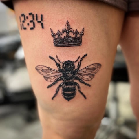 Queen Bee Tattoo