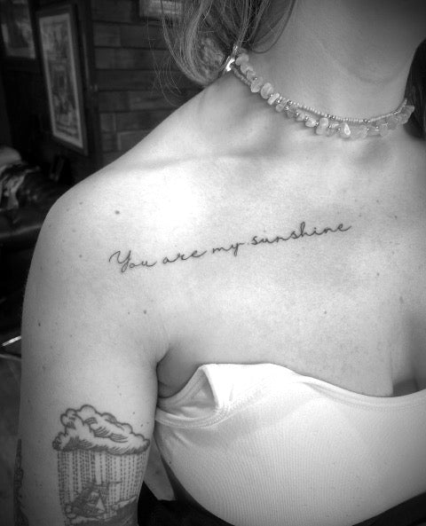 Quotes for Collar Bone Tattoos