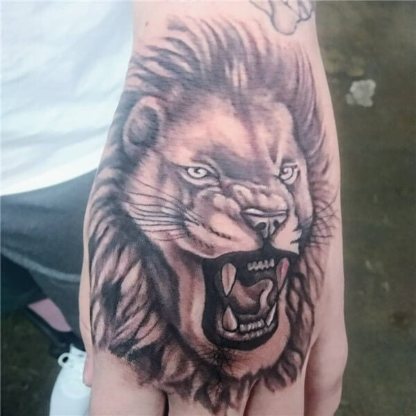 Roaring Lion Tattoo